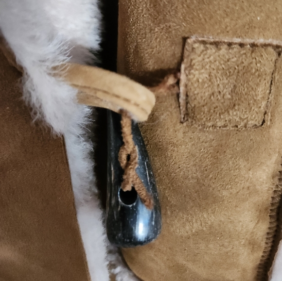 Sundance Gwyneth Shearling Suede Coat - Picture 11 of 12